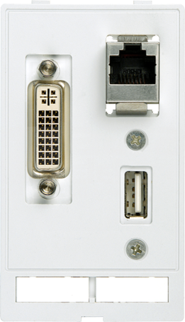 MODLINK MSDD USB-A+RJ45+DVI Moduł interfejsu