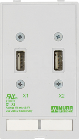 MODLINK MSDD 2xUSB ekran Moduł złącza danych