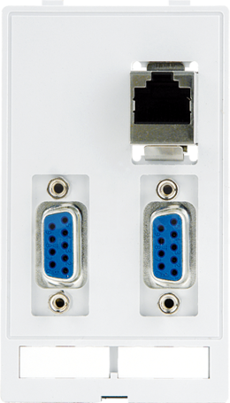 MODLINK MSDD RJ45+2xSUB-D9 F/F Moduł złącza danych