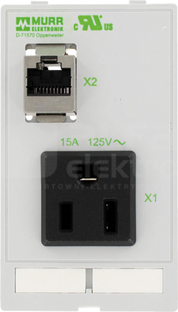 MODLINK MSDD NEMA 5-15R+RJ45 Moduł gniazda sieciowego/złącza danych