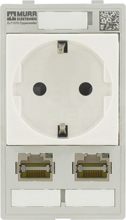 MODLINK MSDD VDE+2xRJ45 Moduł gniazda sieciowego/złącza danych