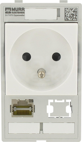 MODLINK MSDD Francja+RJ45+zaślepka Moduł gniazda sieciowego/złącza danych