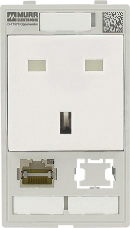 MODLINK MSDD Wielka Brytania+RJ45+zaślepka Moduł gniazda sieciowego/złącza danych