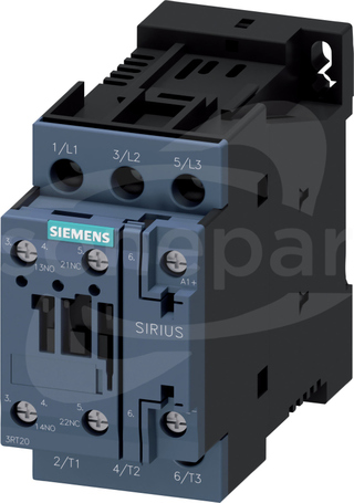 SIRIUS 17A 7,5kW 24VDC 1NO+1NC Stycznik mocy