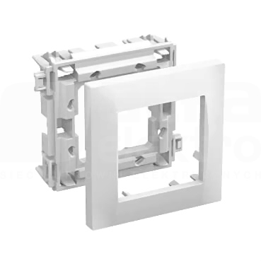 ISM15100 1x45 biały Adapter osprzętu 45x45mm