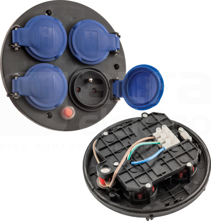 4xGZ 16A 250V Dysk środkowy z term.