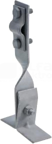 Uchwyt na blachę kątowy skręcony 130mm Uchwyt na blachę kątowy skręcony 130mm