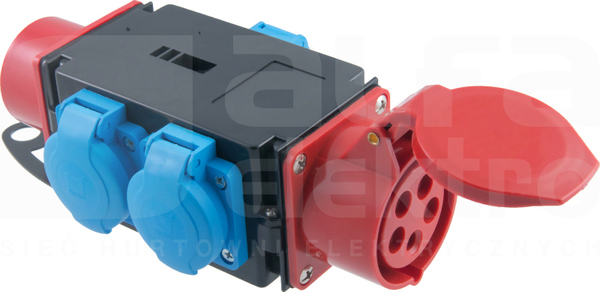 R-BOX MINI 16A/5P 3xGS IP44 Rozdzielnica z tworzywa