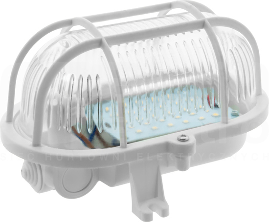 OWAL LED 4W/840 350lm IP44 Oprawa LED z siatką plastikową