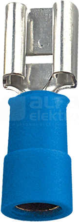 MSE 6,3/2 Sn (100szt) Nasuwka izolowana cynowana