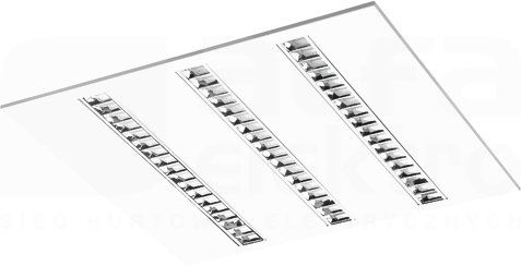 Parabolic LED TW 28W 2700-6500K 3x Oprawa LED 600x600