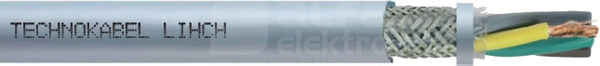 LIHCH 4x1,5 /300V szary Przewód do elektroniki ekranowany bezhalogenowy
