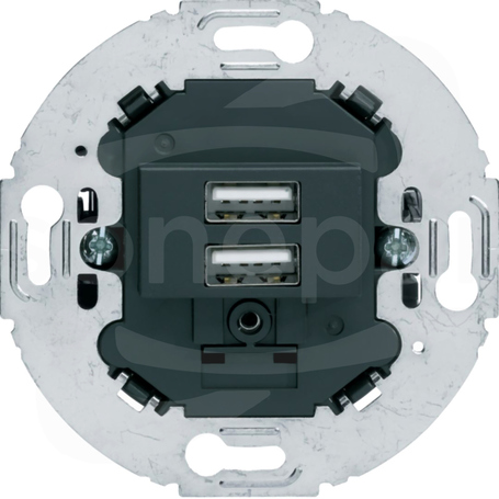 USB 3.0A 230V antracyt mat Mechanizm gniazda ładowania