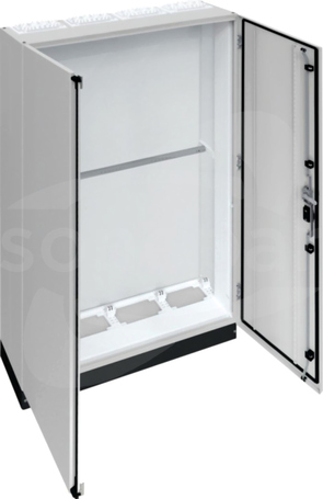 FR14S1 1050x1700x275mm 100mm IP55/II Rozdzielnica stojąca z cokołem metalowa