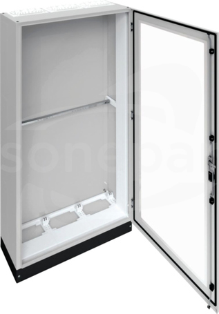 UNIVERS IP55/I 800x1850x275+cokół 100mm Rozdzielnica stojąca z drzwiam transparentnymi metalowa