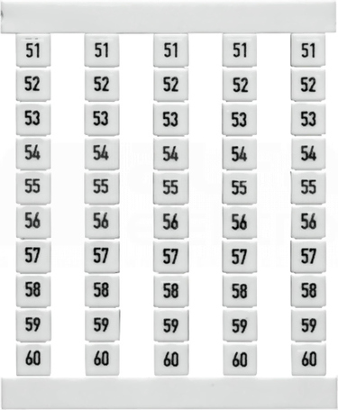 DEK 5 FSZ 51-60 Oznacznik pionowy