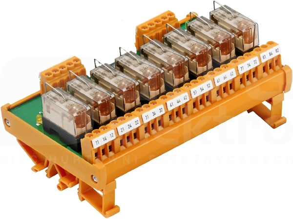 RSM 8R 24VDC LP GEM- Zespół przekaźników