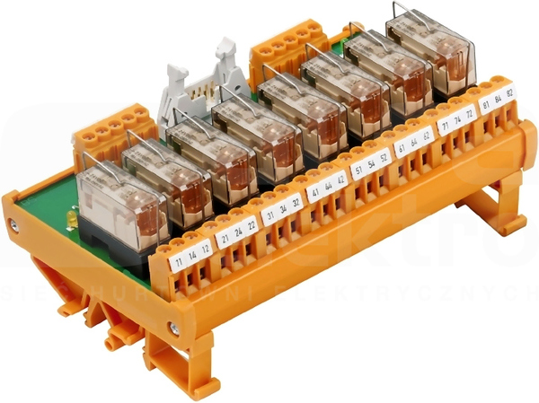 RSM 8RS 24VDC LP GEM.- Zespół przekaźników