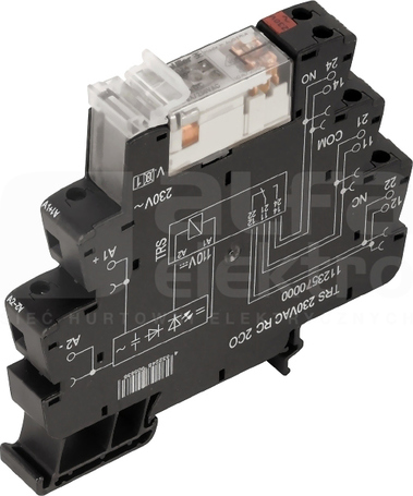 TRS 230VAC RC 2CO Przekaźnik