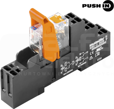 RCIKITP 24VDC 1CO LD/PB Zestaw przekaźnikowy