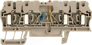 ZDU 2.5/2X2AN/LD- Blok zacisku przelotowego