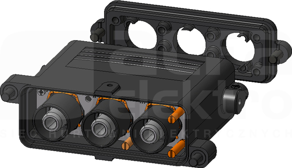 HDC HP550 KIT 3M70 C2 Złącze przemysłowe