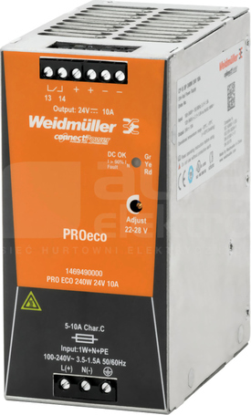 PRO ECO 240W 24V 10A Zasilacz jednofazowy