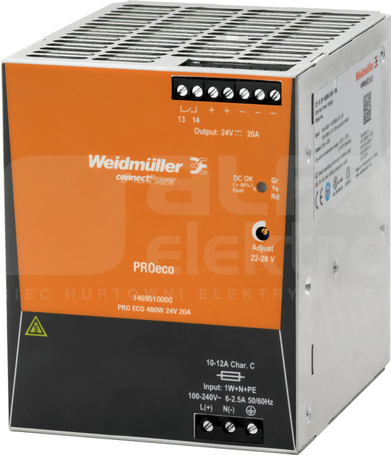PRO ECO 480W 48V 10A Zasilacz jednofazowy
