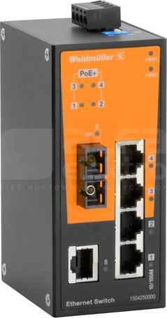 IE-SW-BL06-1TX-4POE-1SC Switch