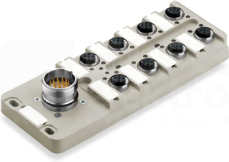 SAI-8-S 5P M12 Koncentrator kompletny