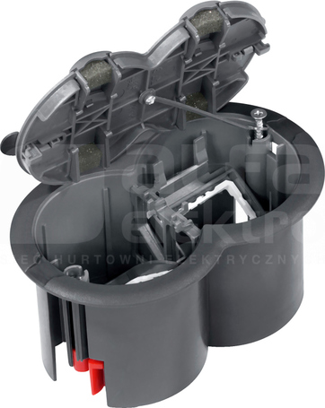 ULTRA 2 moduły Puszka podłogowa do gniazd 45x45