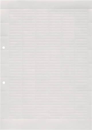 ESO 7 A4 biały Tabliczka opisowa