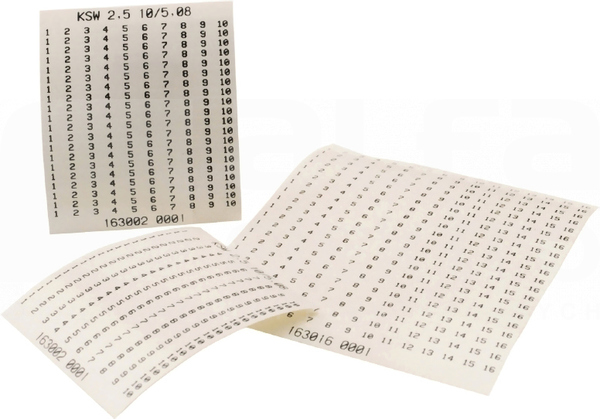KSW 4 8/5,08 1-8 Oznacznik