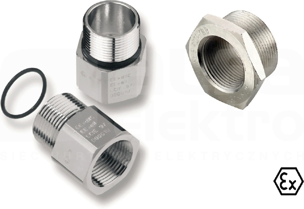 ADAP EX 1/2NPT-M20 Adapter mosiężny