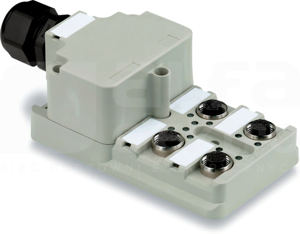 SAI-4-M 4P M12 Koncentrator