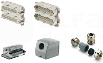 HDC-KIT-HE 48.150 Złącze przemysłowe kompletne