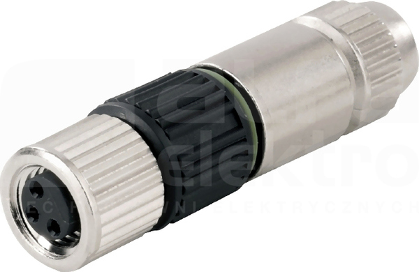 SAIB-3-IDC-M8 3P SMALL Wtyk żeński prosty