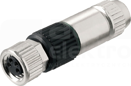 SAIB-4-IDC-M8 4P SMALL Wtyk żeński prosty