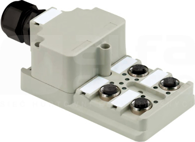 SAI-4-M 5P M12 1:1 Koncentrator