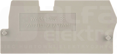 ZAP/TW ZT2,5/2AN Płytka skrajna