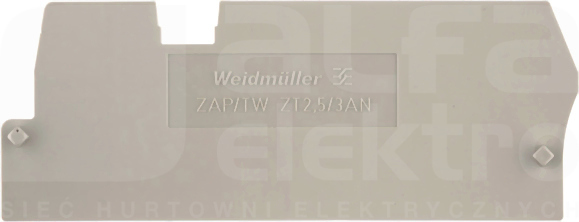ZAP/TW ZT2,5/3AN Płytka skrajna