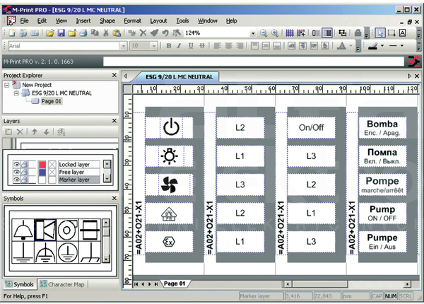 M-PRINT PRO Program komputerowy