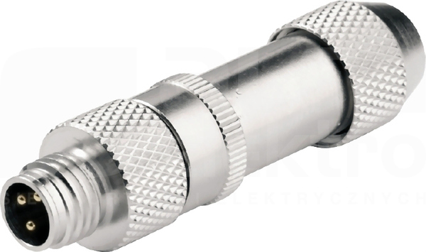 SAISM-M8-3P-(TL) Wtyk męski prosty