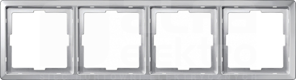 MERTEN ARTEC aluminium Ramka 4-krotna