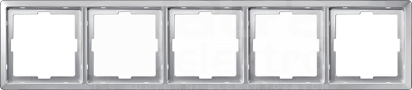 MERTEN ARTEC aluminium Ramka 5-krotna