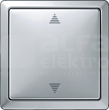 MERTEN D-LIFE aluminium Przycisk żaluzjowy