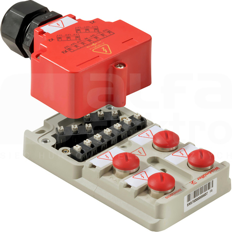 SAI-4-M-MVV-M12 1:1 Koncentrator