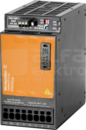PRO TOP1 480W 48V 10A zasilacz jednofazowy