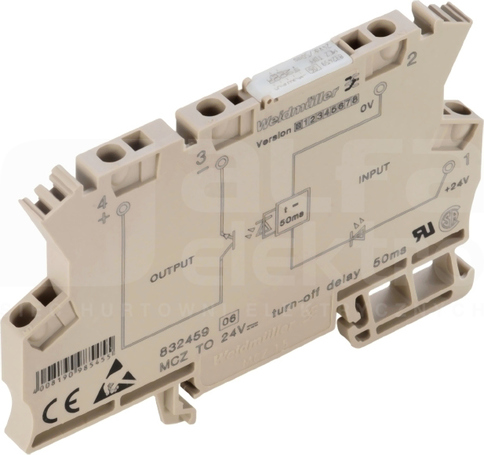 MCZ TO 24VDC/50MS Przekaźnik czasowy