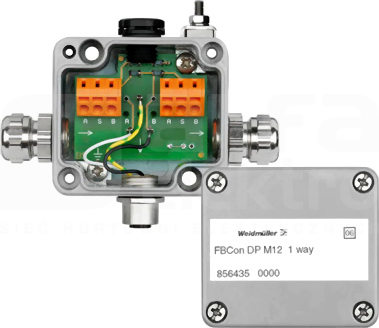 FBCon DP M12 1way Rozdzielacz magistrali